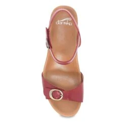 Dansko Arielle Red Glazed Leather -Dansko Stepzone Sales Store 1613221200 VIT