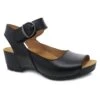 Dansko Tiana Black Burnished Calf