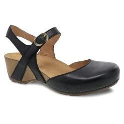 New Arrival 19 Dansko Tiffani Black Milled Burnished