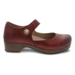 Dansko Beatrice Red Waxy Burnished -Dansko Stepzone Sales Store 9423227800 VIS