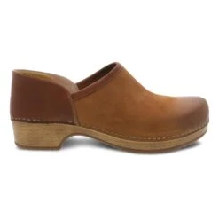 Dansko Brenna Tan Burnished Suede -Dansko Stepzone Sales Store 9431151600 VIS
