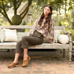 Dansko Brenna Tan Burnished Suede -Dansko Stepzone Sales Store Barnes PDP Brenna tan