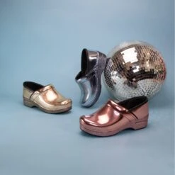 Dansko Professional Sky Chrome Metallic -Dansko Stepzone Sales Store F23 Professional Chrome Collection Flatlay 2400x2400 89737c90 9deb 4f89 a591 e5aadec564d6