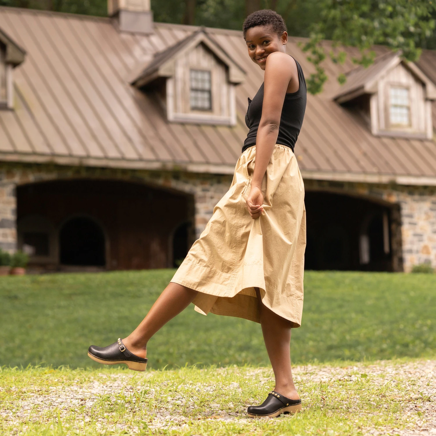 Dansko Britton Black Tumbled 2 Dansko Britton Black Tumbled - Image 2